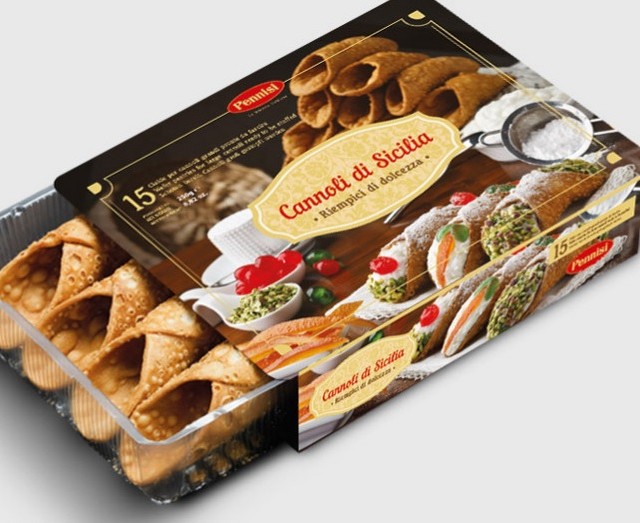 Cialde grandi di Cannoli Siciliani